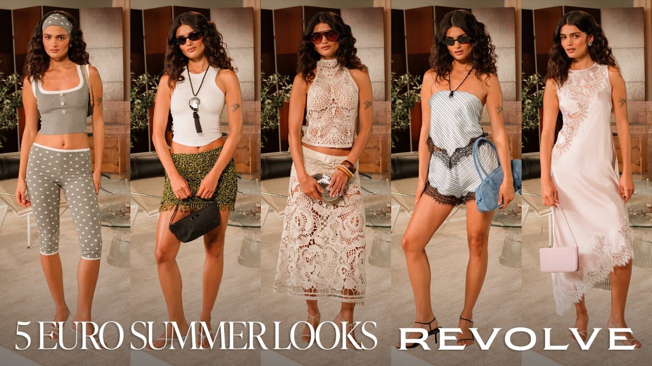 The Only Vacation Outfit Inspo You Need with Maeve Reilly | 5 European Summer Looks | REVOLVE